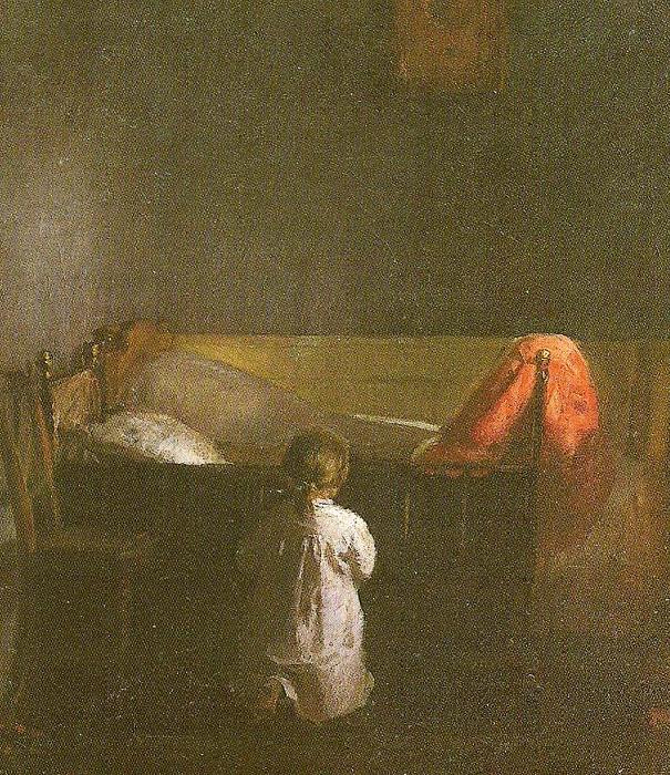 Anna Ancher aftenbon Sweden oil painting art